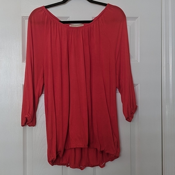 MICHAEL KORS Elastic Banded 3/4 Tee - Picture 1 of 6